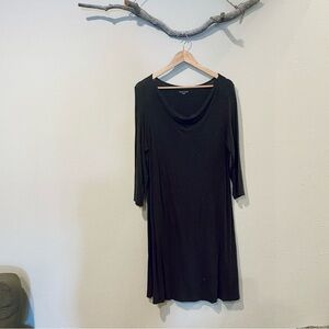 Eileen Fisher Grey Cowl Neck Dress